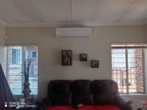 Jetair midwall split air conditioner installed