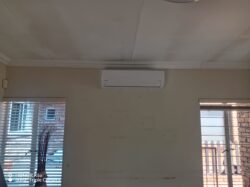 Jetair midwall split air conditioner installed