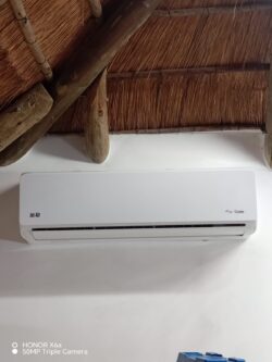 Jetair midwall split air conditioner installed