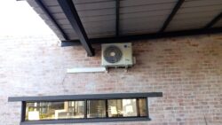Jetair midwall split air conditioner installed