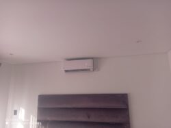 Jetair midwall split air conditioner installed