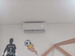 Jetair midwall split air conditioner installed
